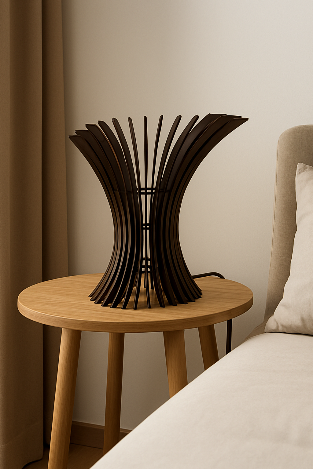 Wooden Shell Lamp