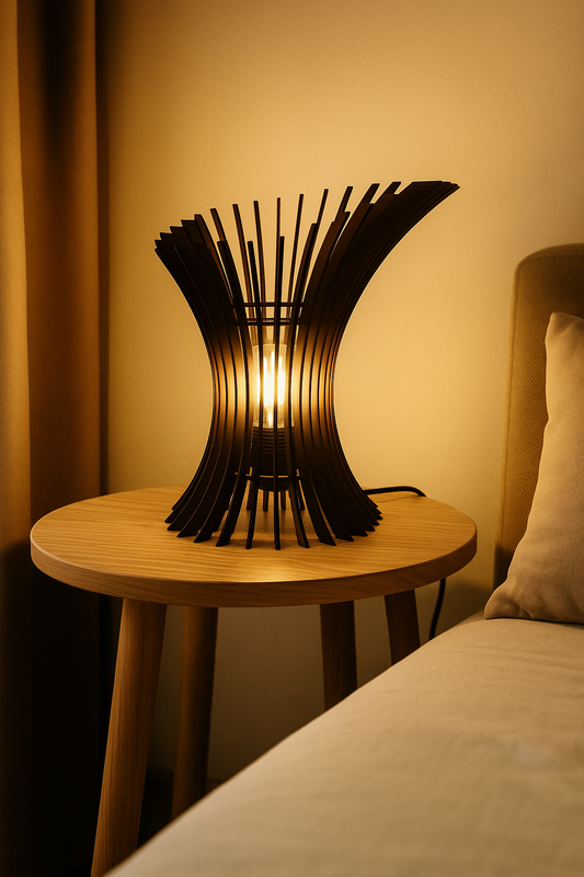 Wooden Shell Lamp