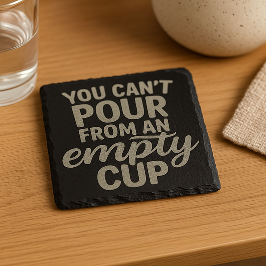 Custom Slate Coasters – Engraved (Set of 4)